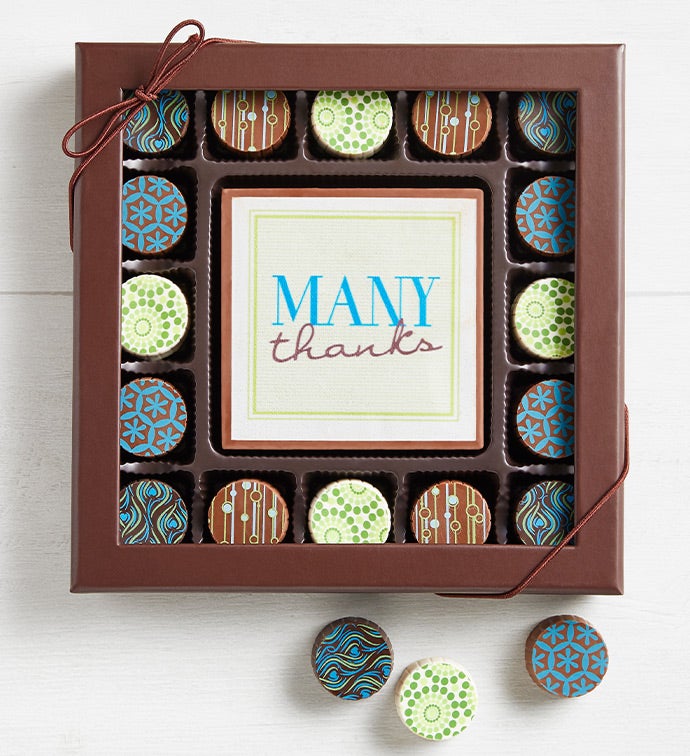 Fleur de Chocolate® Thank You Bar & Truffles